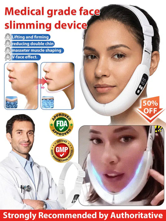 【Use the Compact Facial Firming Device】Microcurrent Facial Toning and Slimming Machine