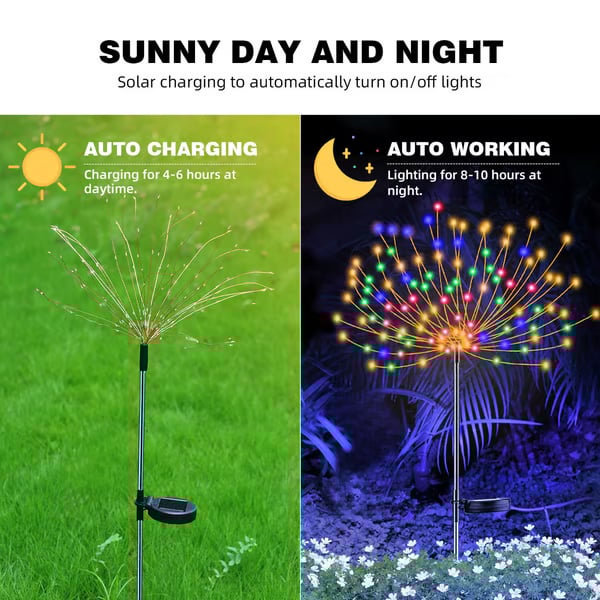❤️Last Day 49% OFF - Solar Powered Garden Fairy Lights