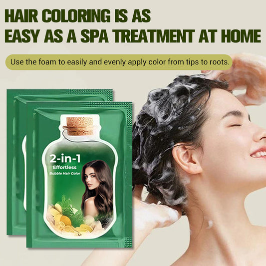 🔥Christmas Limited-Time Offer: 50% OFF!!!🔥 2-in-1 Effortless Bubble Hair Color